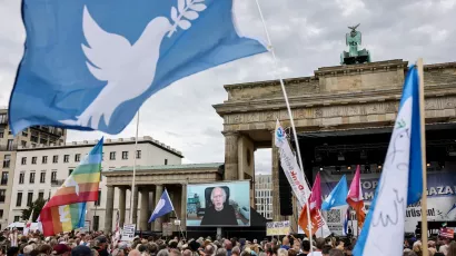 Protest für Gaza in Berlin