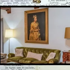 Das Gemälde «Porträt einer Dame» von Giuseppe Ghislandi